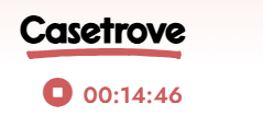 Chrono running time display