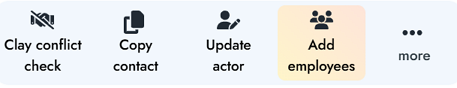 Add employees to firm - step 3